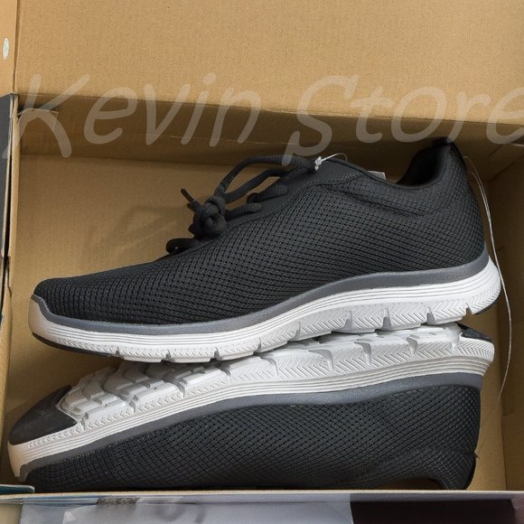 BLACK NWT Skechers Men's Flex Lite Advantage‎ Shoe - Picture 7 of 7